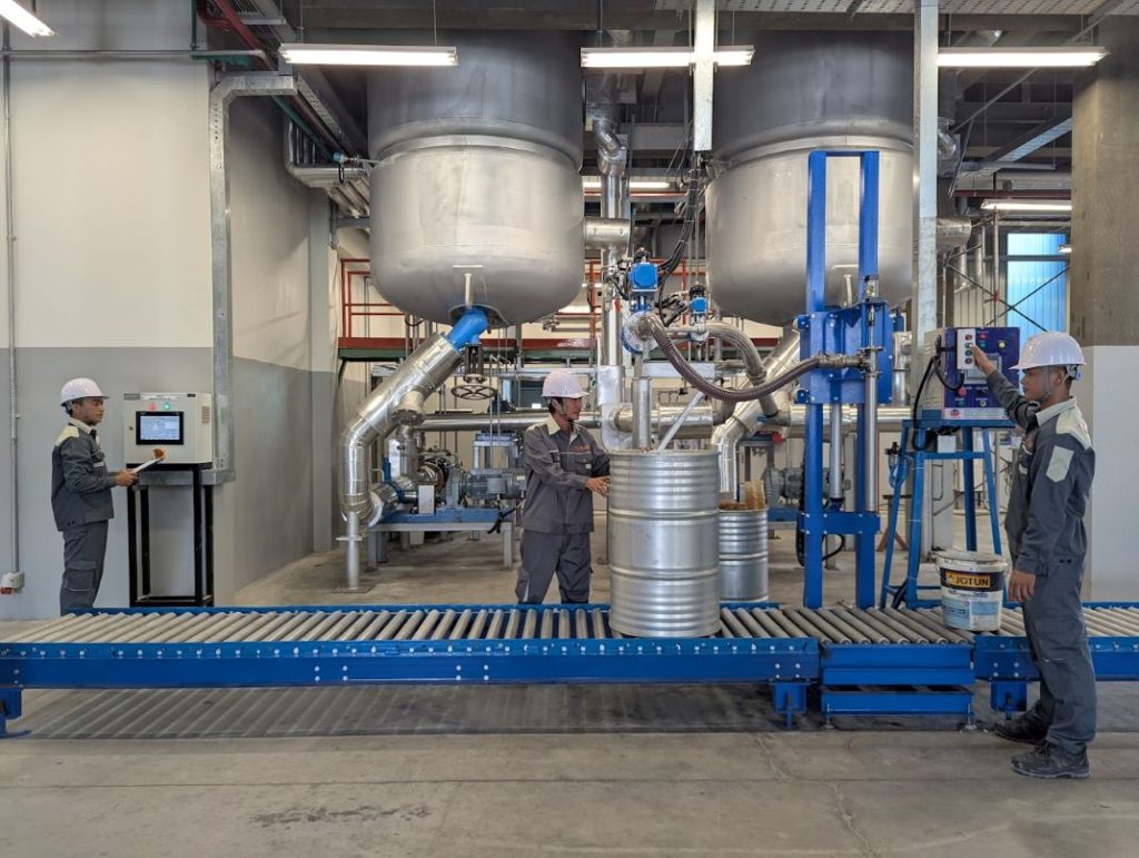 Dây chuyền đóng gói sản xuất mỡ bôi trơn